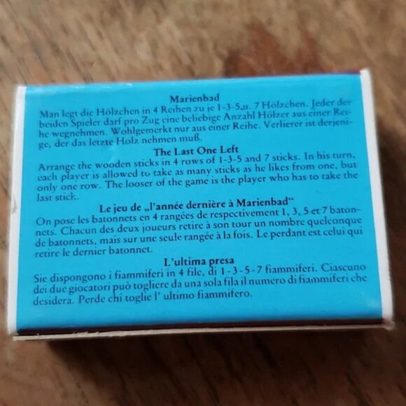 3 pocket games: a Yo-yo, a Fortune Teller Fish and a vintage Marienbad-game NWOT - Picture 8 of 8